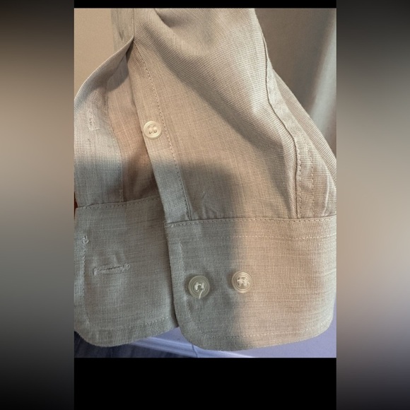 Lanvin Men’s Casual Button Down Shirt in Gray Sz M - Picture 7 of 8